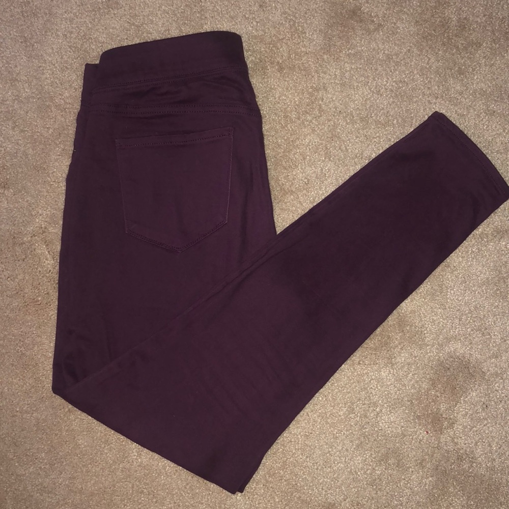 Old Navy Maroon Rockstar Jeggings
